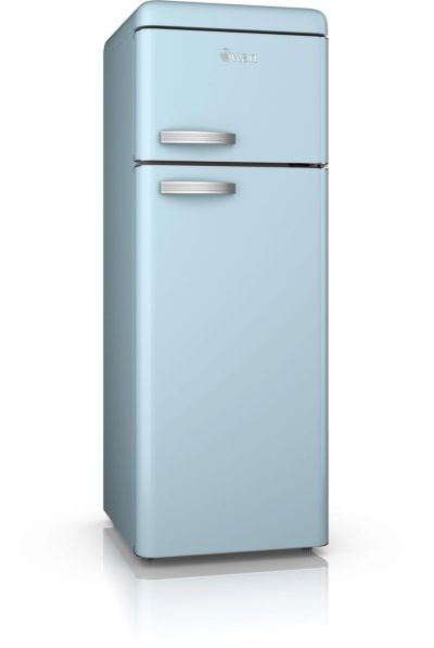 Swan - SR11010BLN Retro Tall - Fridge Freezer - Blue